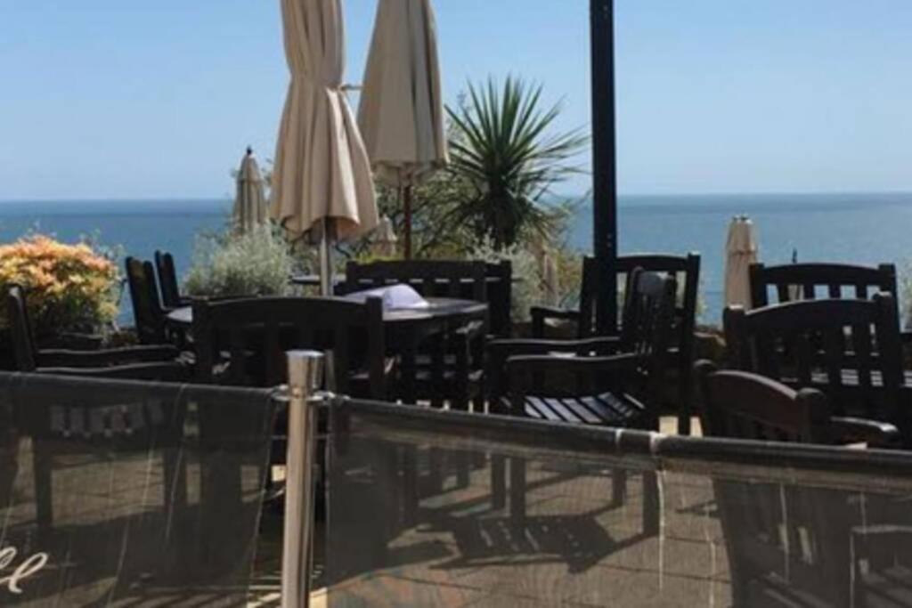 **Sunny And Bright, Thatchers Rock One Bed Beach Front Apartment*** Torquay Extérieur photo