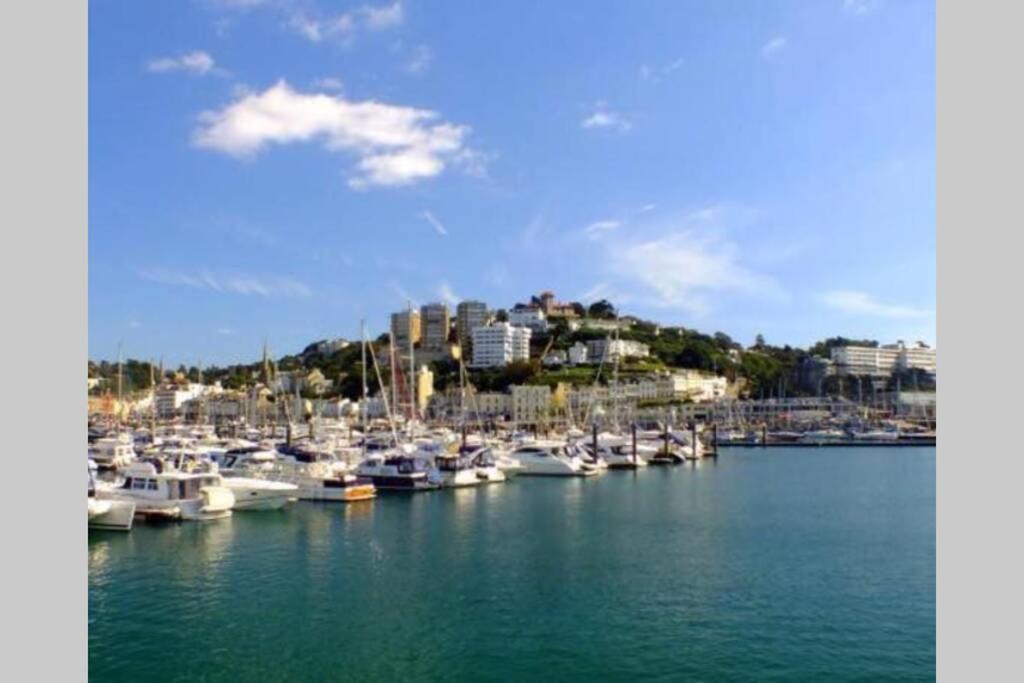 **Sunny And Bright, Thatchers Rock One Bed Beach Front Apartment*** Torquay Extérieur photo
